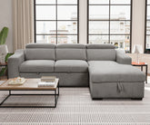 Kenna Sectional Sleeper Sofa Pull-Out Bed
