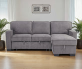 Luna Convertible Sectional Sofa Pull Out Bed