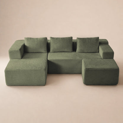 ClassiFlex U-Shaped Modular Sectional Sofa