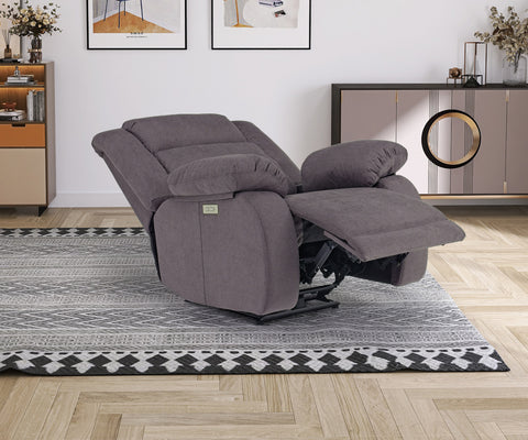 Belmont Upholstered Dual Power Recliner