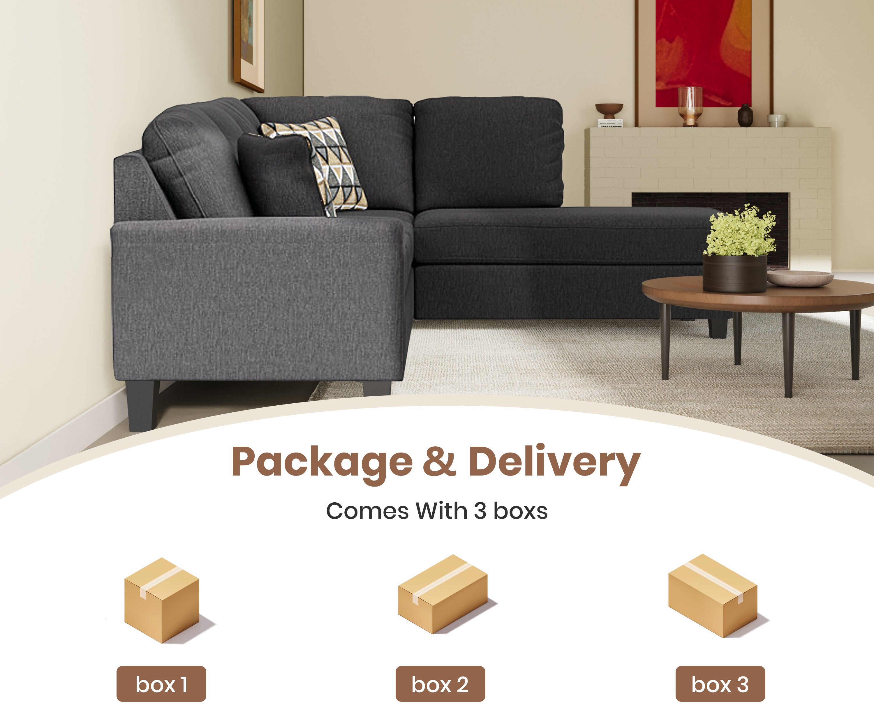 Haven Modular Sectional Sofa Memory Foam