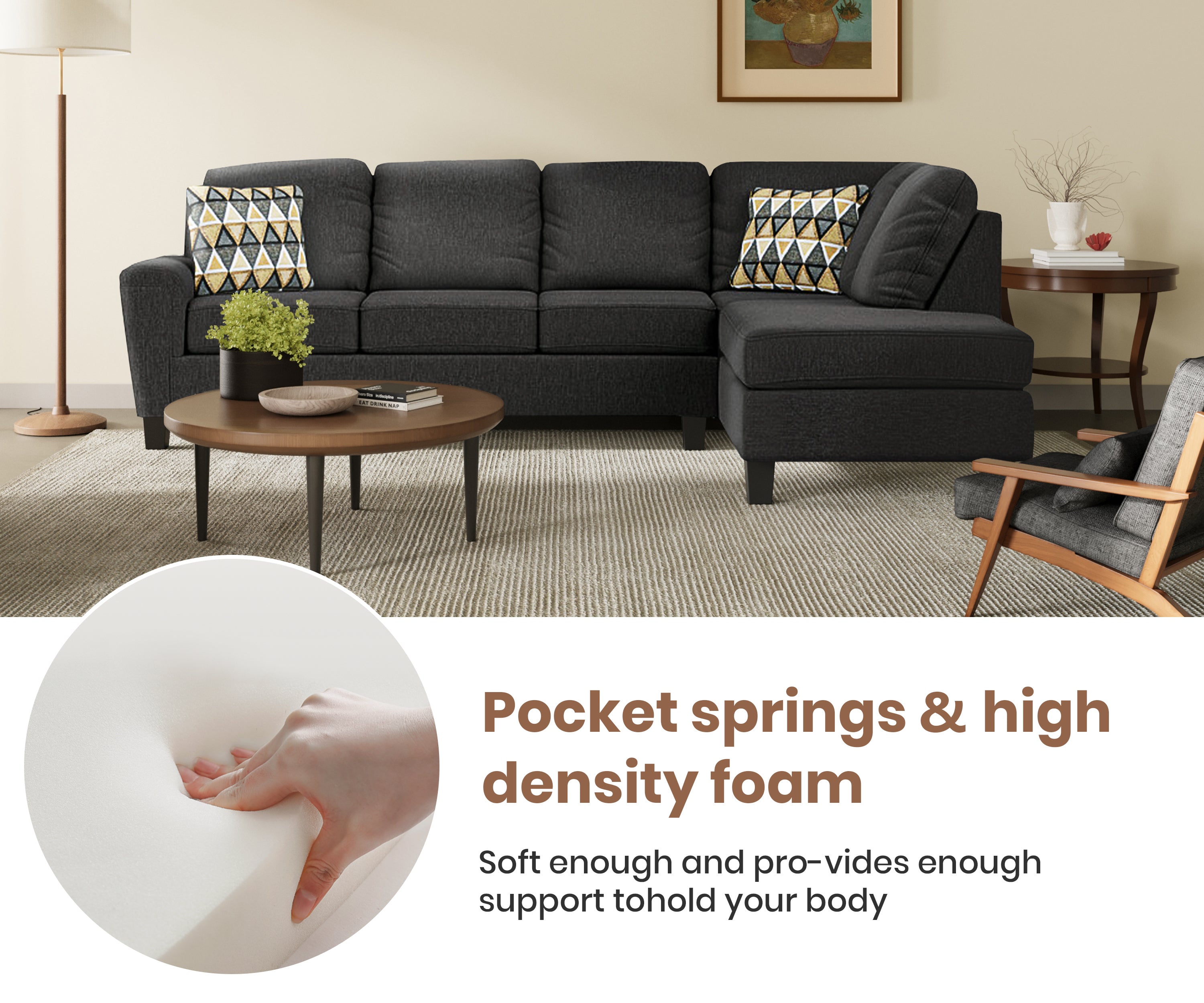 Haven Modular Sectional Sofa Memory Foam